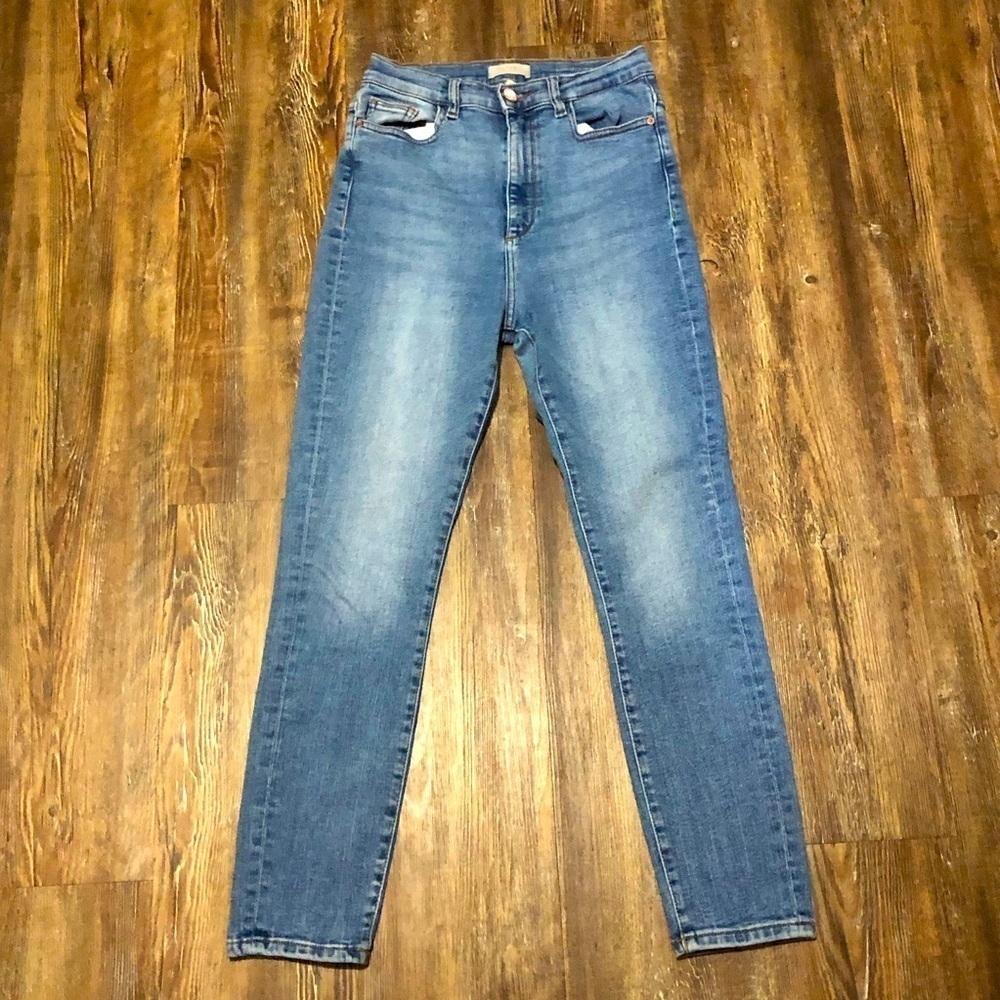 DL1961 Jeans Women's 26 Marianna Hewitt Chrissy Cropped Ultra High Rise Skinny